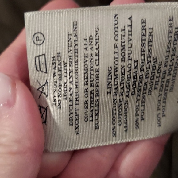 Burberry Quilted Jacket Olive Large - Picture 9 of 11